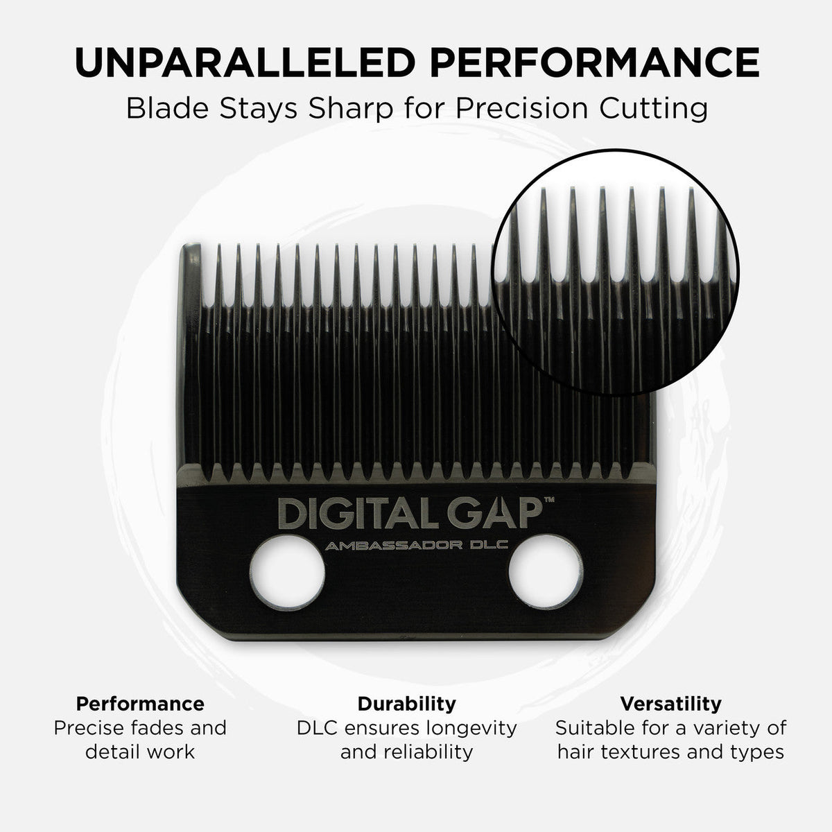 Digital Gap™ Ambassador DLC Taper Clipper Blade Cocco Hair Professional