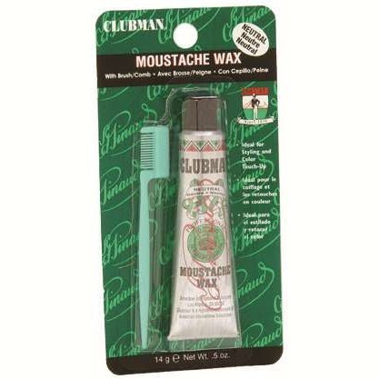 Clubman Moustache Wax Neutral 0.5 Oz My Beauty Site Pro