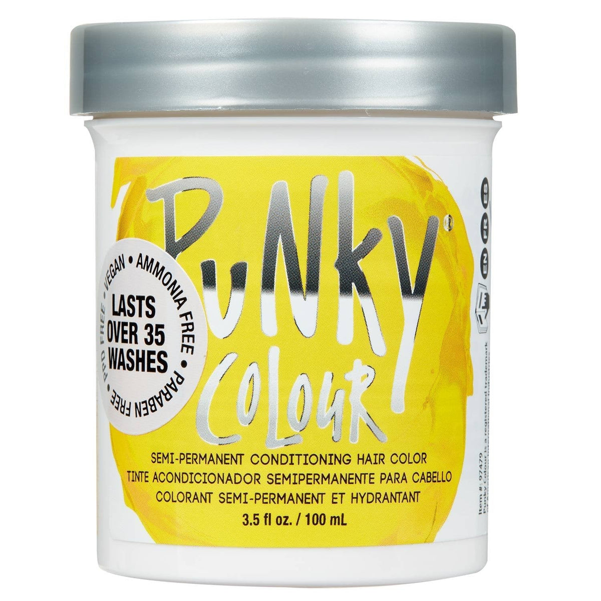 Punky Colour Semi-Permanent Hair Color Bright Yellow My Beauty Site Pro