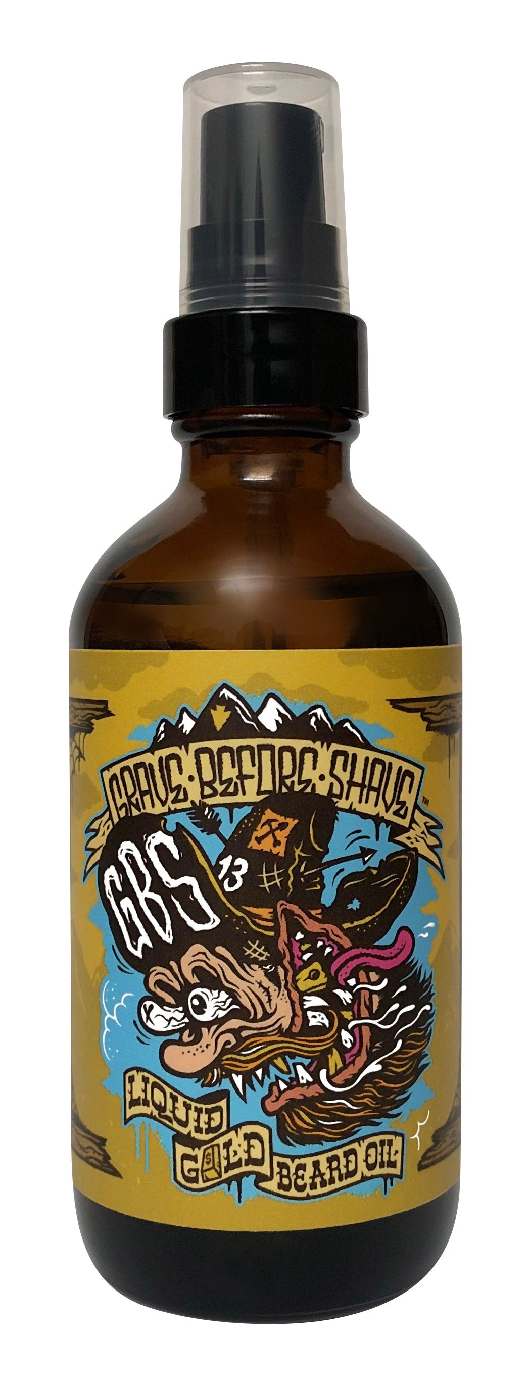 4oz. BIG BOTTLE OF GRAVE BEFORE SHAVE™ BEARD OIL