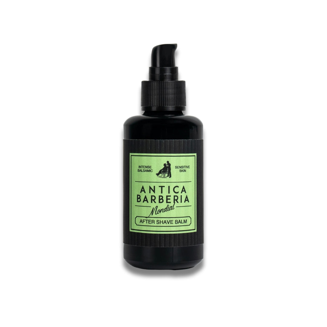 Balsamic Classic Shaving Gift Box: Brush + Aftershave Balm + Shaving Cream Antica Barberia Mondial US