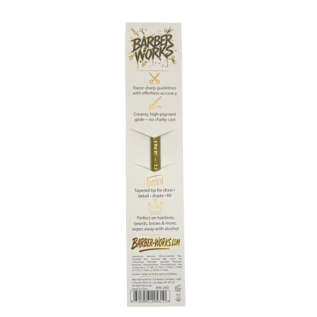 Barber Pencil by Barber Works – Precision Hairline Tool BUYBARBER.COM