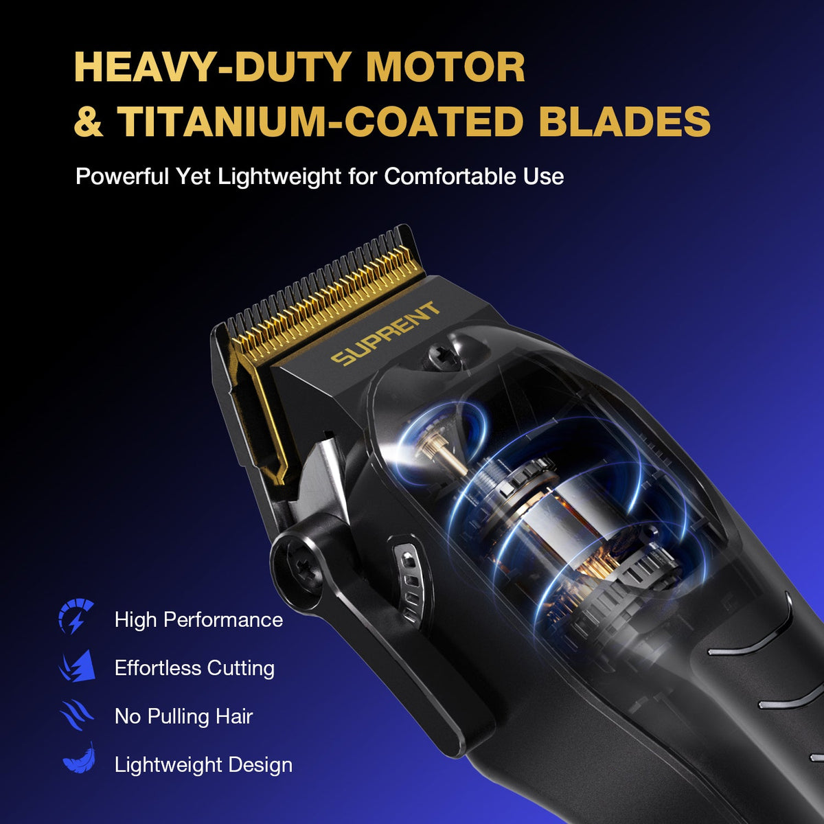 The Black Scorpion Clipper and Trimmer Set - HC226BX SUPRENT US