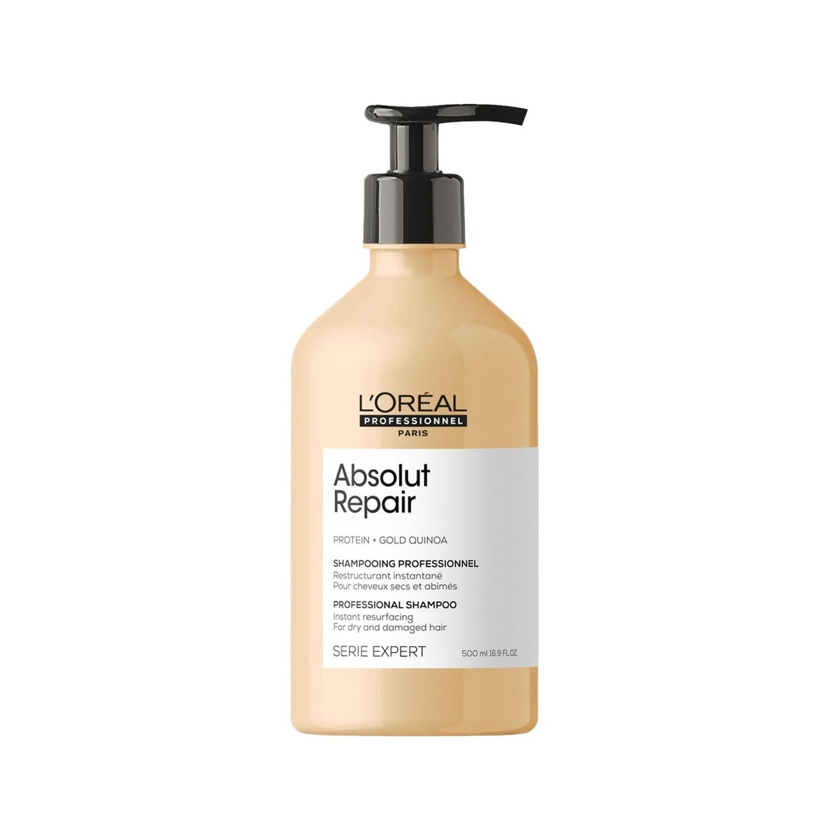 L'Oreal Professionnel Paris Absolut Repair Shampoo for Damaged Hair - 500ml Nourishing Professional Hair Care Beauty Care Bag