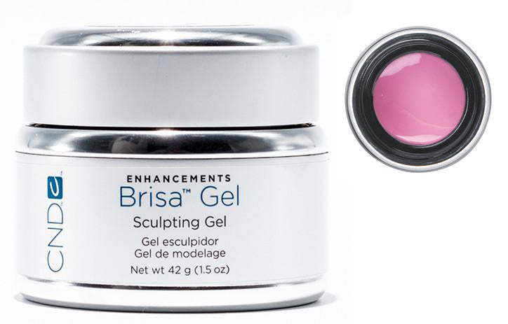 CND - Brisa Sculpting Gel - Pure Pink (Sheer) 1.5oz Queen Nails & Beauty Supplies