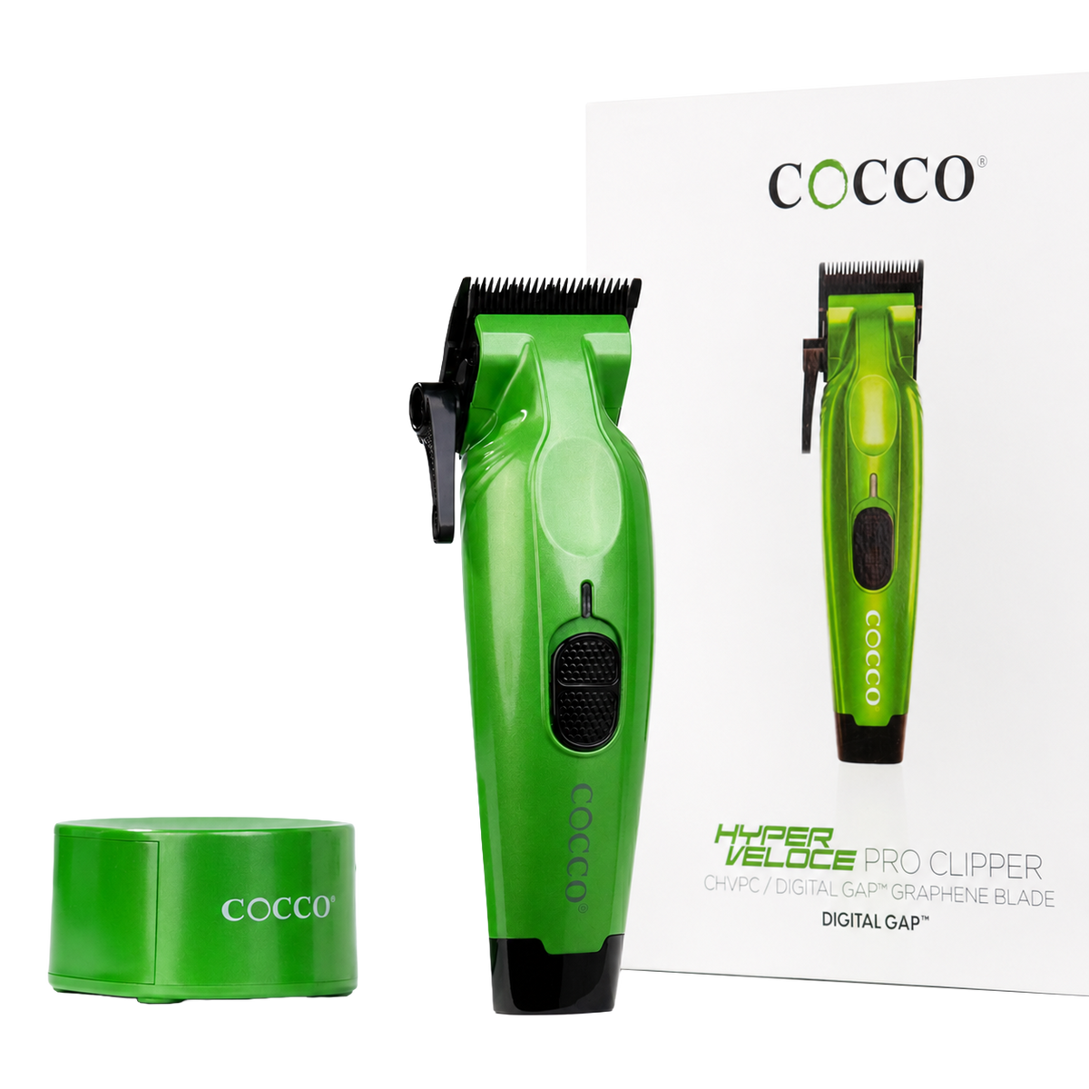 COCCO® Hyper Veloce Pro Clipper (Green) Cocco Hair Professional