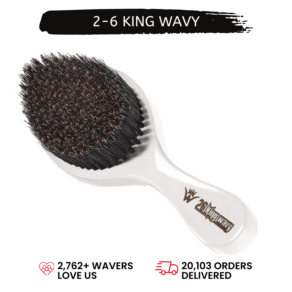 360 Wave Long Handle Curved Brush 26 King Wavy Merch, LLC