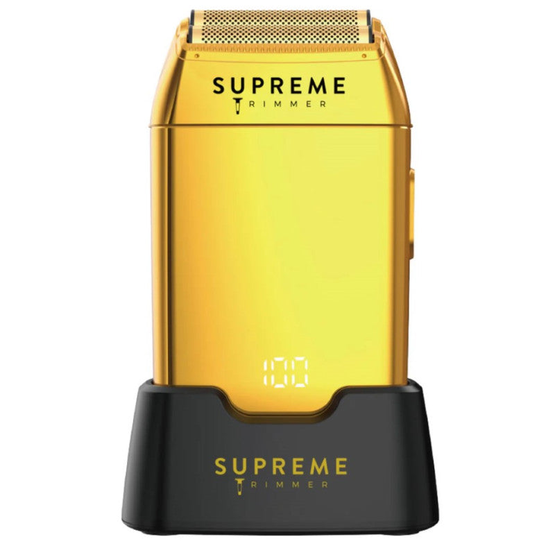 SUPREME CRUNCH SHAVER - GOLD (#STF602G) N.O.S. Barber Supply