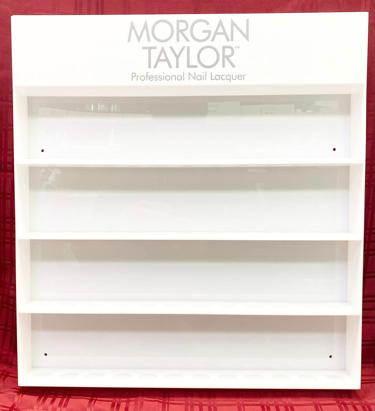 Polish Wall Rack - Acrylic Display - (48 bottle)(Morgan Taylor) Queen Nails & Beauty Supplies