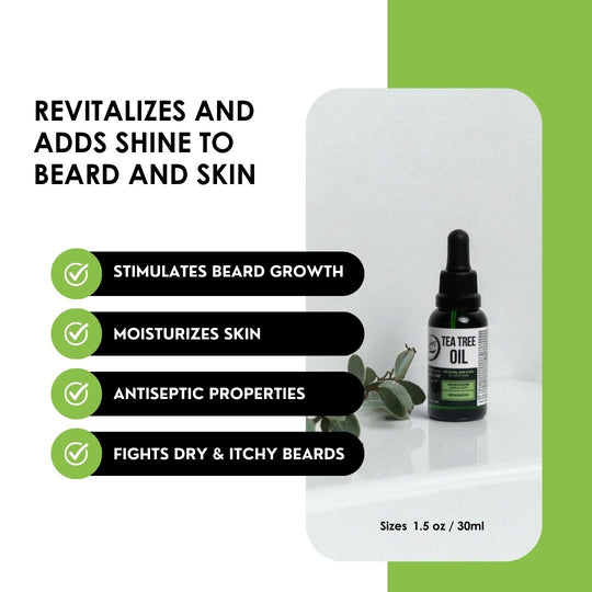 ROLDA BEARD & HAIR OIL - TEA TREE N.O.S. Barber Supply
