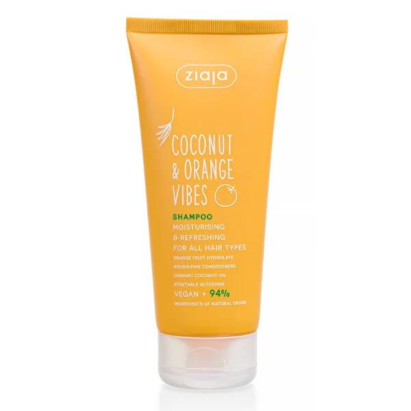 Ziaja Moisturizing Coconut & Orange Shampoo for Curly Hair - 6.76 fl oz Beauty Care Bag