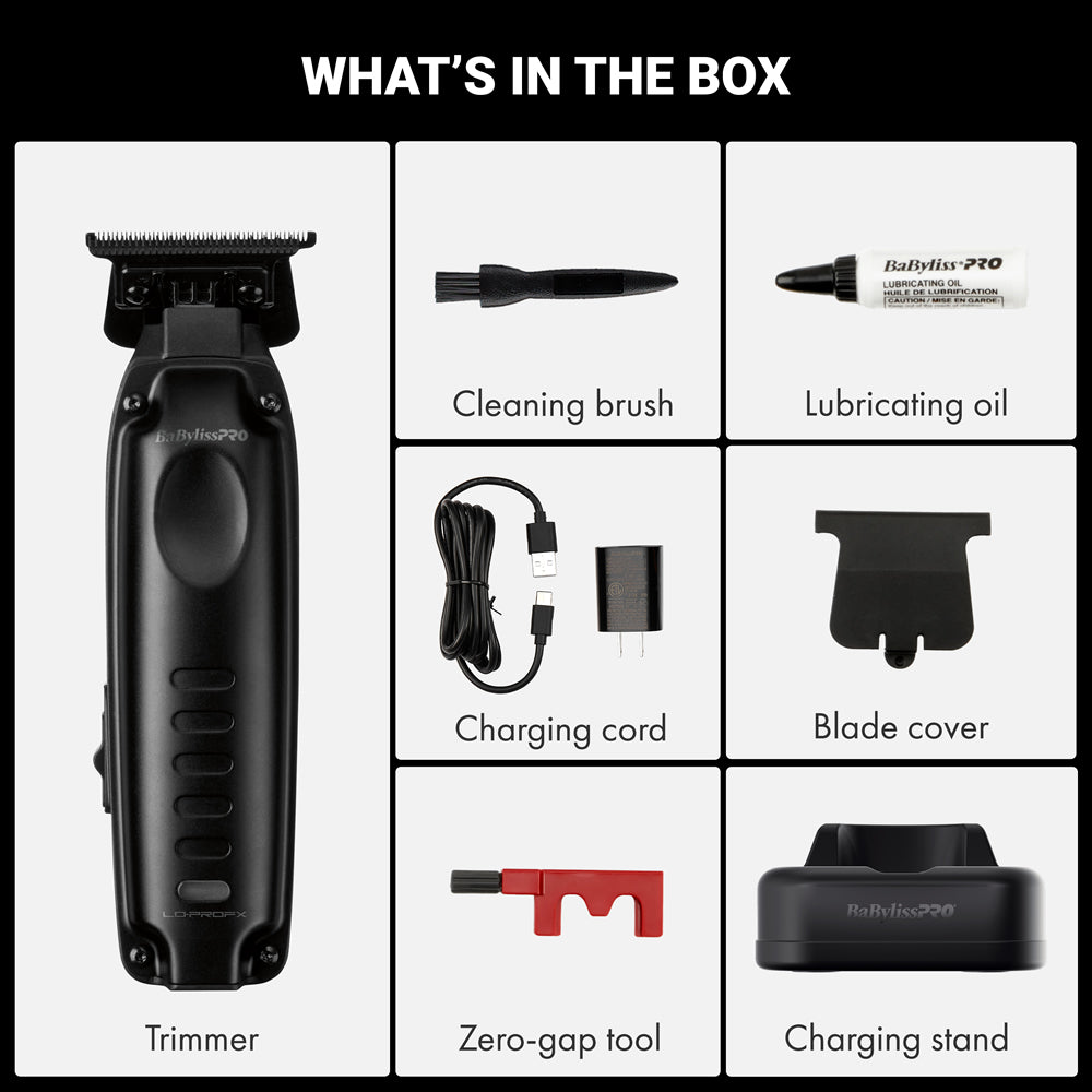 BABYLISSPRO COMPACT LO-PRO TRIMMER - BLACK (#FX72MB) N.O.S. Barber Supply