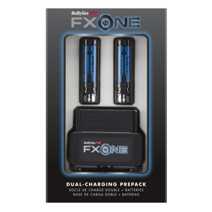 BABYLISSPRO FXONE DUAL CHARGING BASE WITH 2 BATTERIES (#FXC2BPPK) N.O.S. Barber Supply