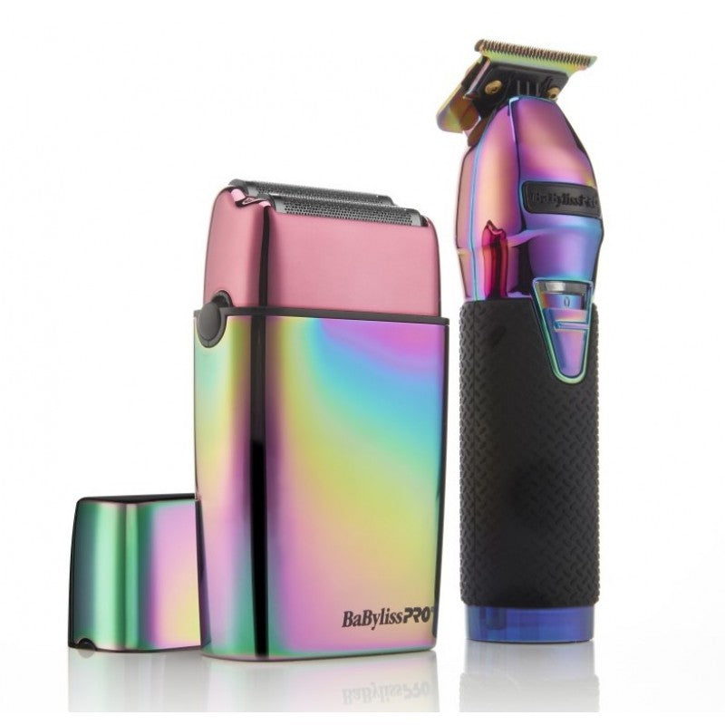 BABYLISSPRO LIMITEDFX IRIDESCENT TRIMMER & SHAVER COMBO (#FXDUOFS2TRB) N.O.S. Barber Supply