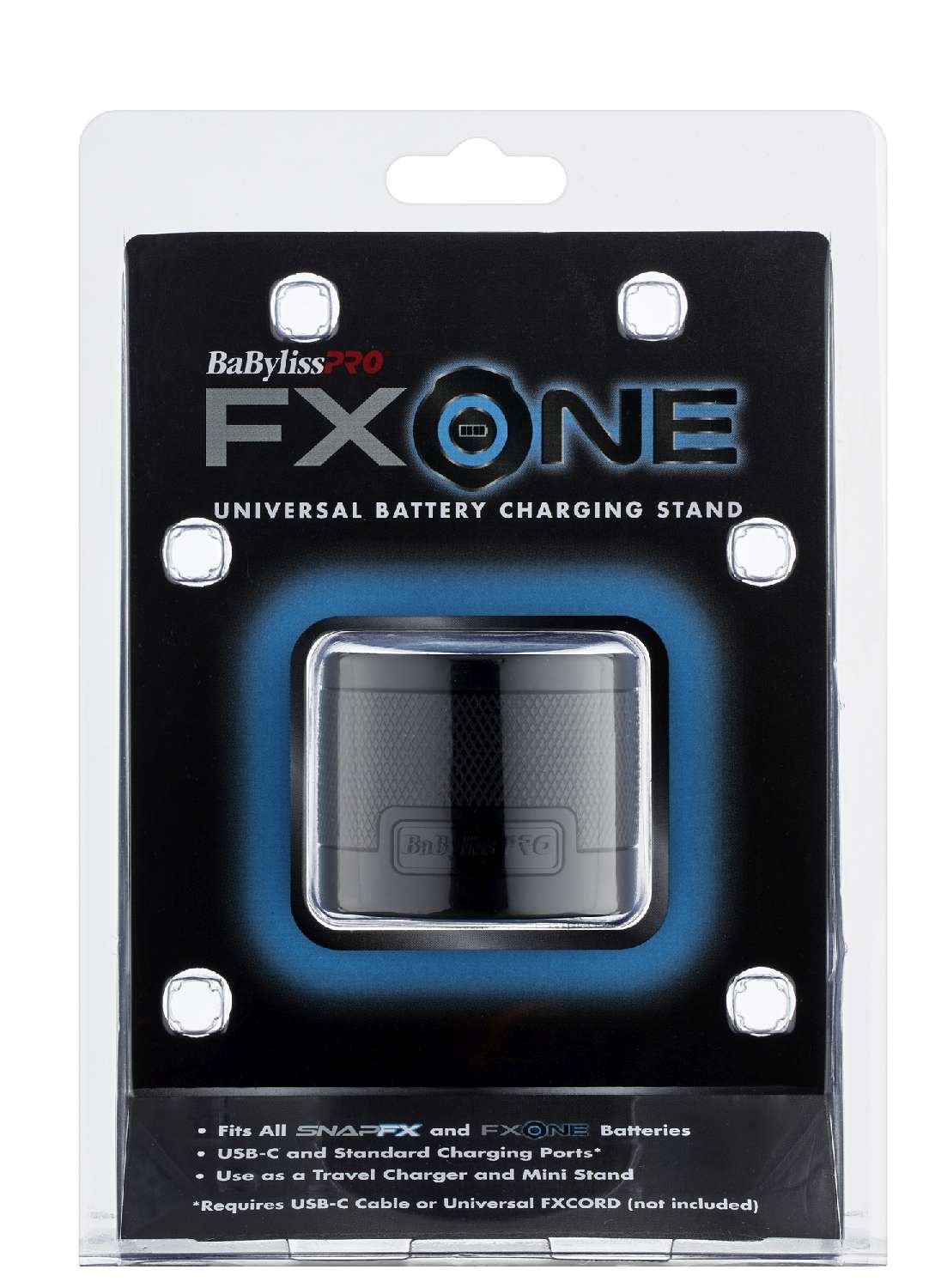 Babylisspro Fxone Universal Single Battery Charging Stand Black My Beauty Site Pro