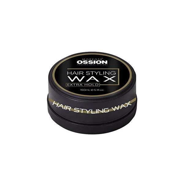 Ossion Premium Barber Line Extra Hold Hair Wax for Men and Women - Strong Styling Control & Natural Shine Beauty Care Bag