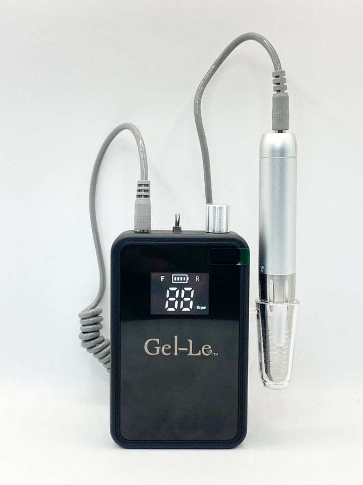 Gel-Le - Mini Nail Drill Machine (35,000 RPM) - Black Queen Nails & Beauty Supplies
