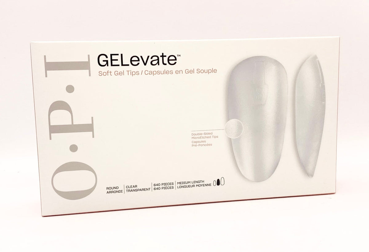 OPI - GELevate - Soft Gel Tips 640pc - Round Queen Nails & Beauty Supplies