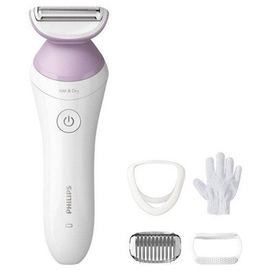 Philips Series 6000 Wet & Dry Women's Rechargeable Electric Shaver BRL136/00 4pc - New This is Beauty US