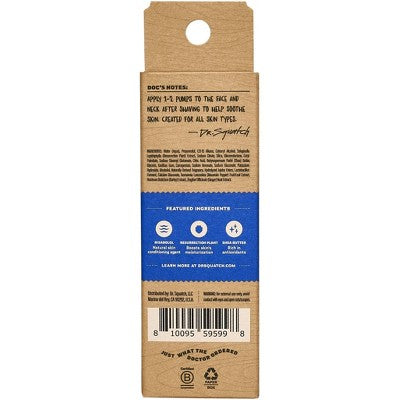 DR. SQUATCH Men's Natural Soothing Post Shave Fresh Falls 2.5 fl oz - Imperfect Box This is Beauty US