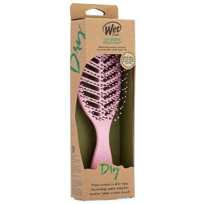 Wet Brush Go Green Speed Dry Hair Brush Pink - New This is Beauty US