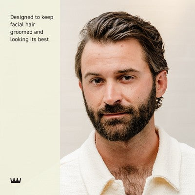 Cremo Beard and Mustache Stainless Steel Shears With Synthetic Leather Carrying Case And Comb For Precise Facial Hair Trimming - New This is Beauty US