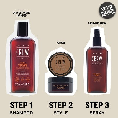 American Crew Men's Firm Hold and Non-Flaking Hair Styling Gel 8.4 fl oz - Imperfect Container This is Beauty US