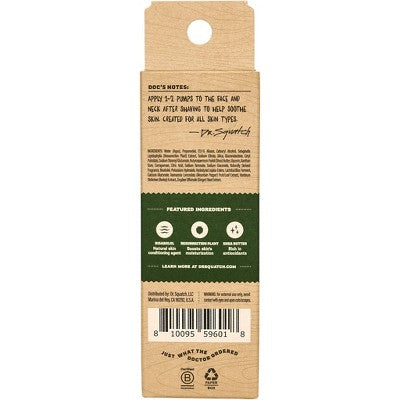DR. SQUATCH Men's Natural Soothing Post Shave Pine Tar 2.5 fl oz - Imperfect Box This is Beauty US