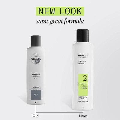 Nioxin System 2 Shampoo Cleanser 10.1 fl oz - New This is Beauty US