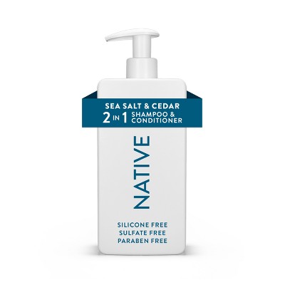 Native Sea Salt & Cedar 2-in-1 Shampoo & Conditioner 16.5 fl oz - New This is Beauty US
