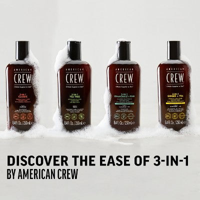 American Crew 3-in-1 Shampoo, Conditioner and Body Wash 15.2 fl oz - Imperfect Container This is Beauty US
