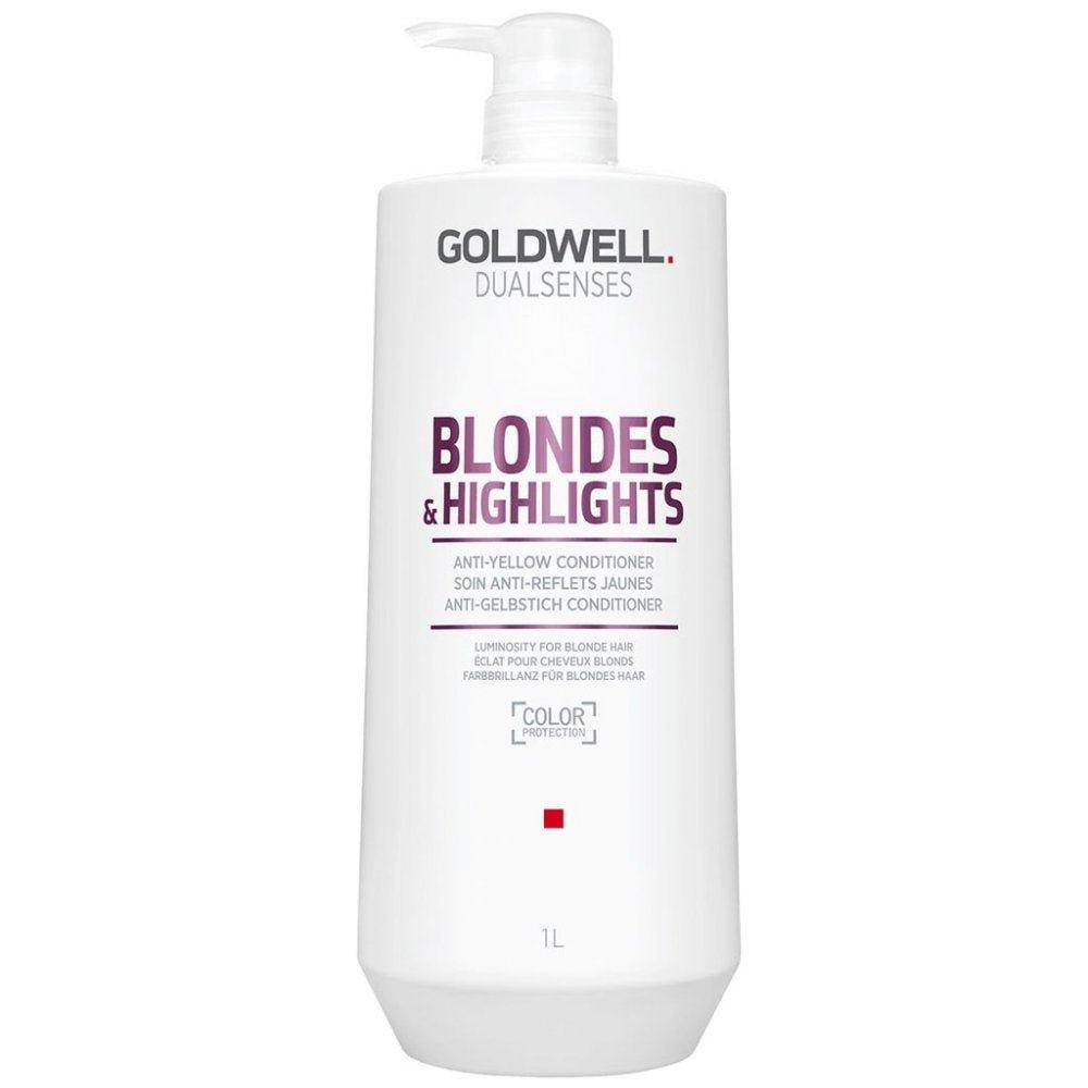 Goldwell DualSenses Blonde & Highlights Anti-Yellow Conditioner 10.1 oz The Warehouse Salon