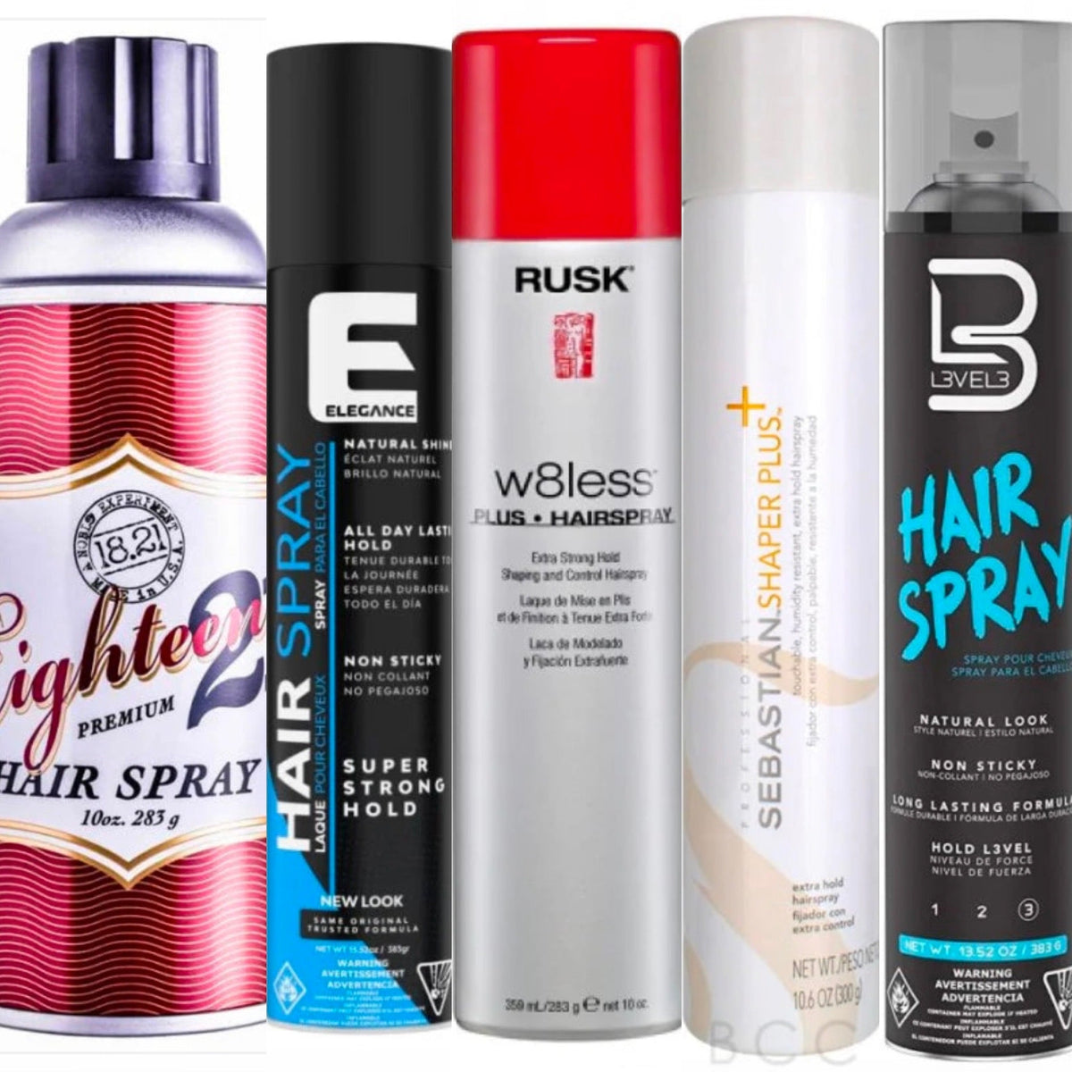 HAIRSPRAY POWER PACK (5PCS) N.O.S. Barber Supply