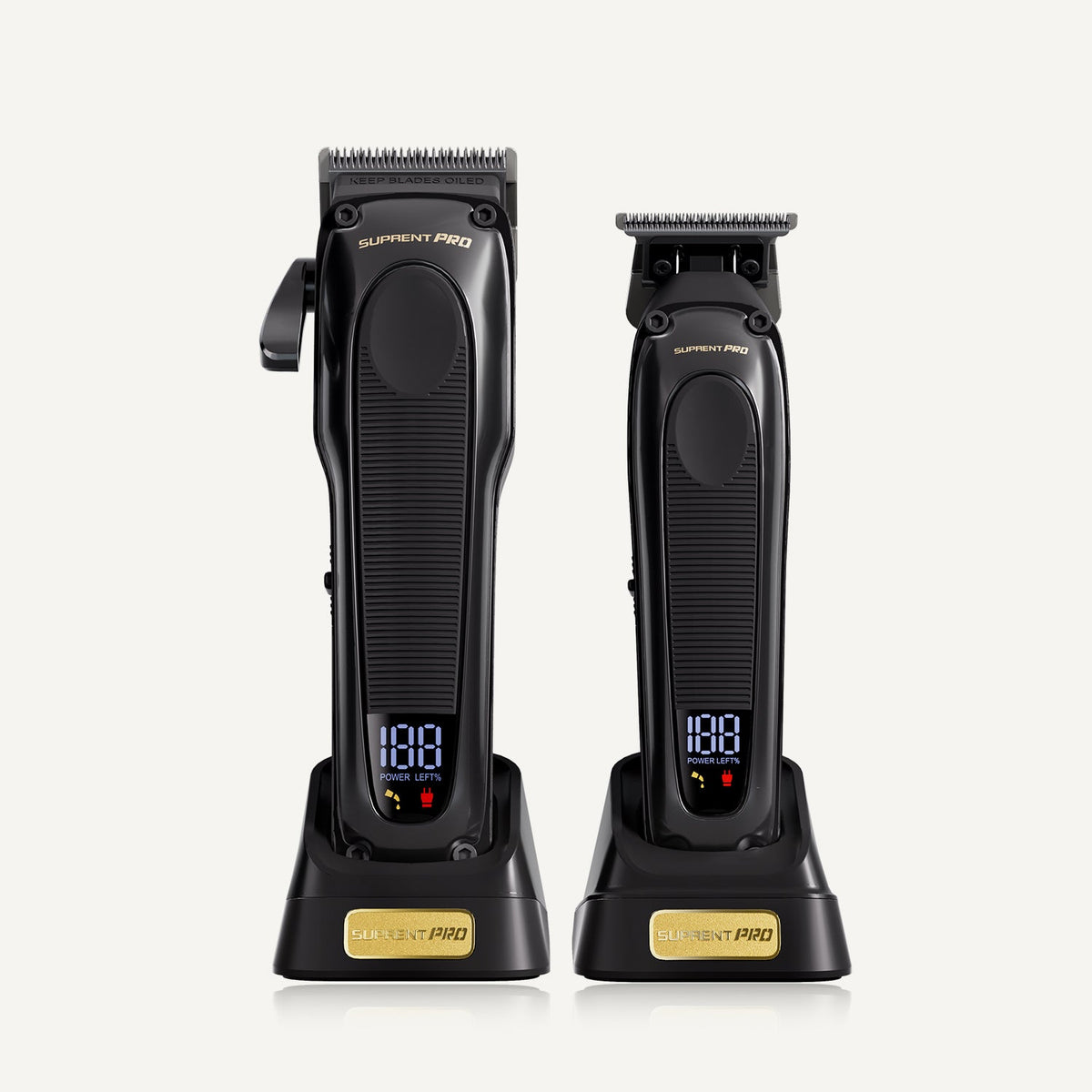 The Black Obsidian Professional Clipper and Trimmer Set - HC776BX SUPRENT US