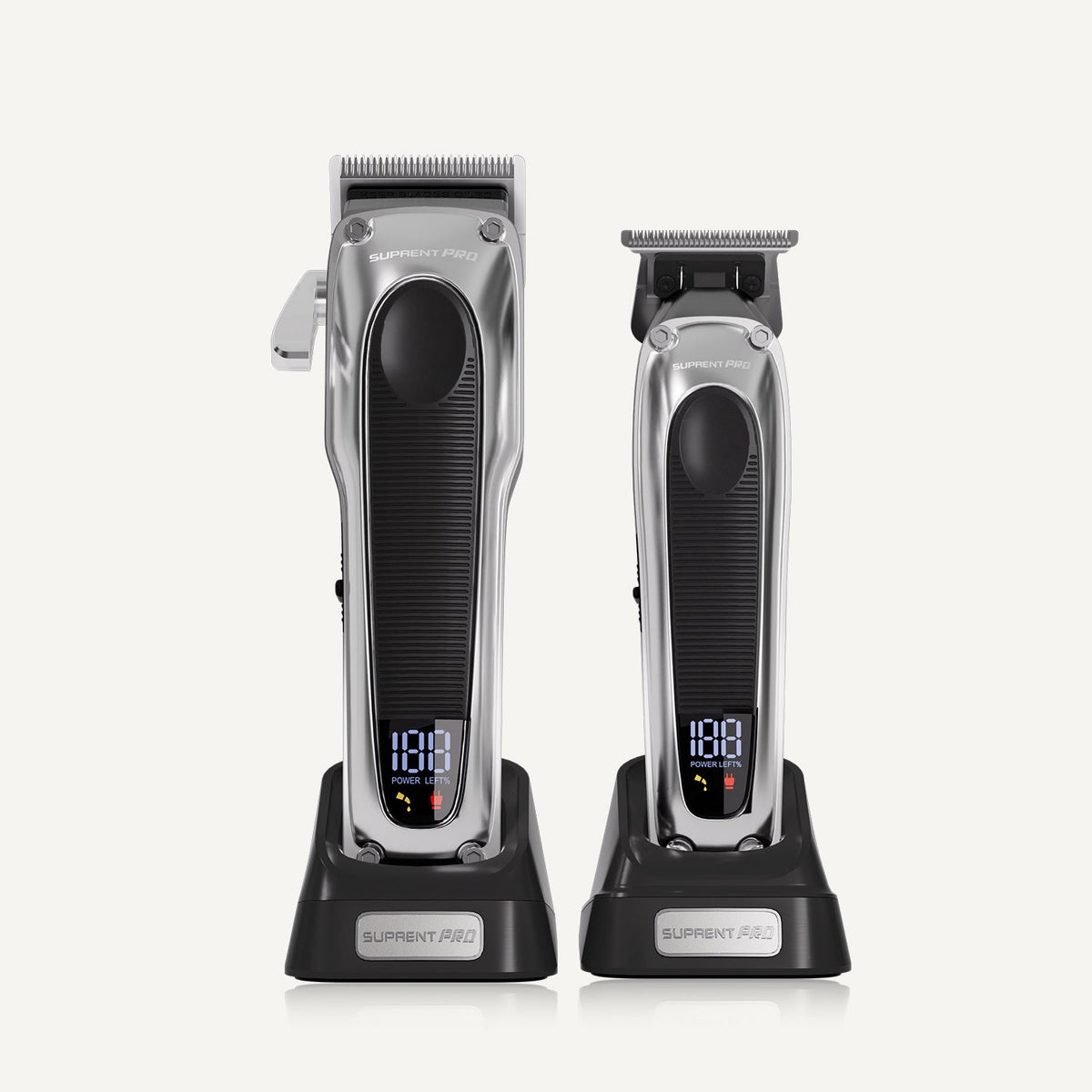 The Black Obsidian Professional Clipper and Trimmer Set - HC776SX SUPRENT US
