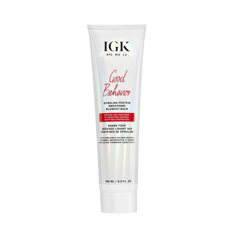 IGK GOOD BEHAVIOR Protein Smoothing Blowout Balm 5oz The Warehouse Salon