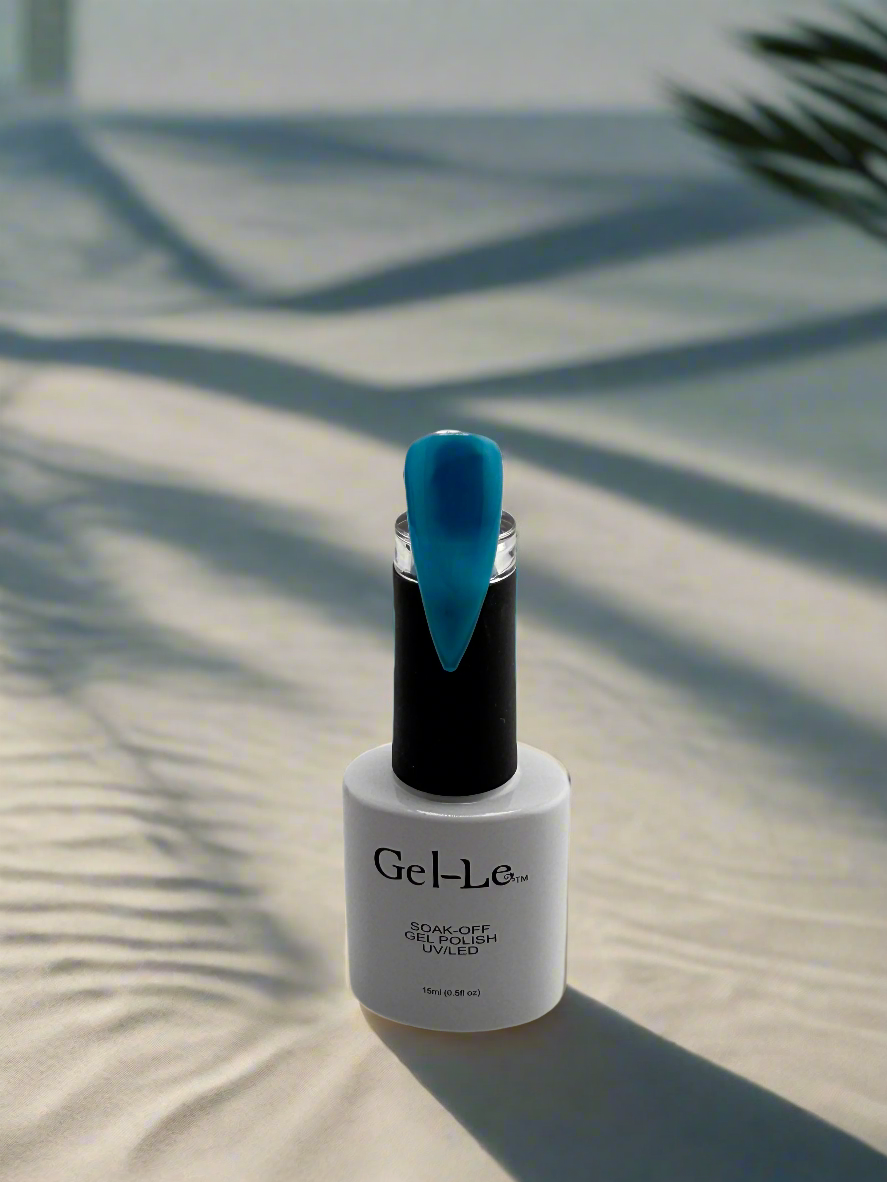Gel-Le - Glow In The Dark Gel - GL03 Tempo Teal Queen Nails & Beauty Supplies