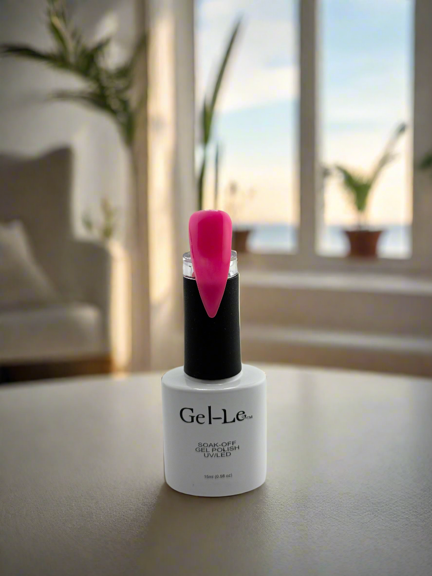Gel-Le - Glow In The Dark Gel - GL01 Go Go Pink Queen Nails & Beauty Supplies
