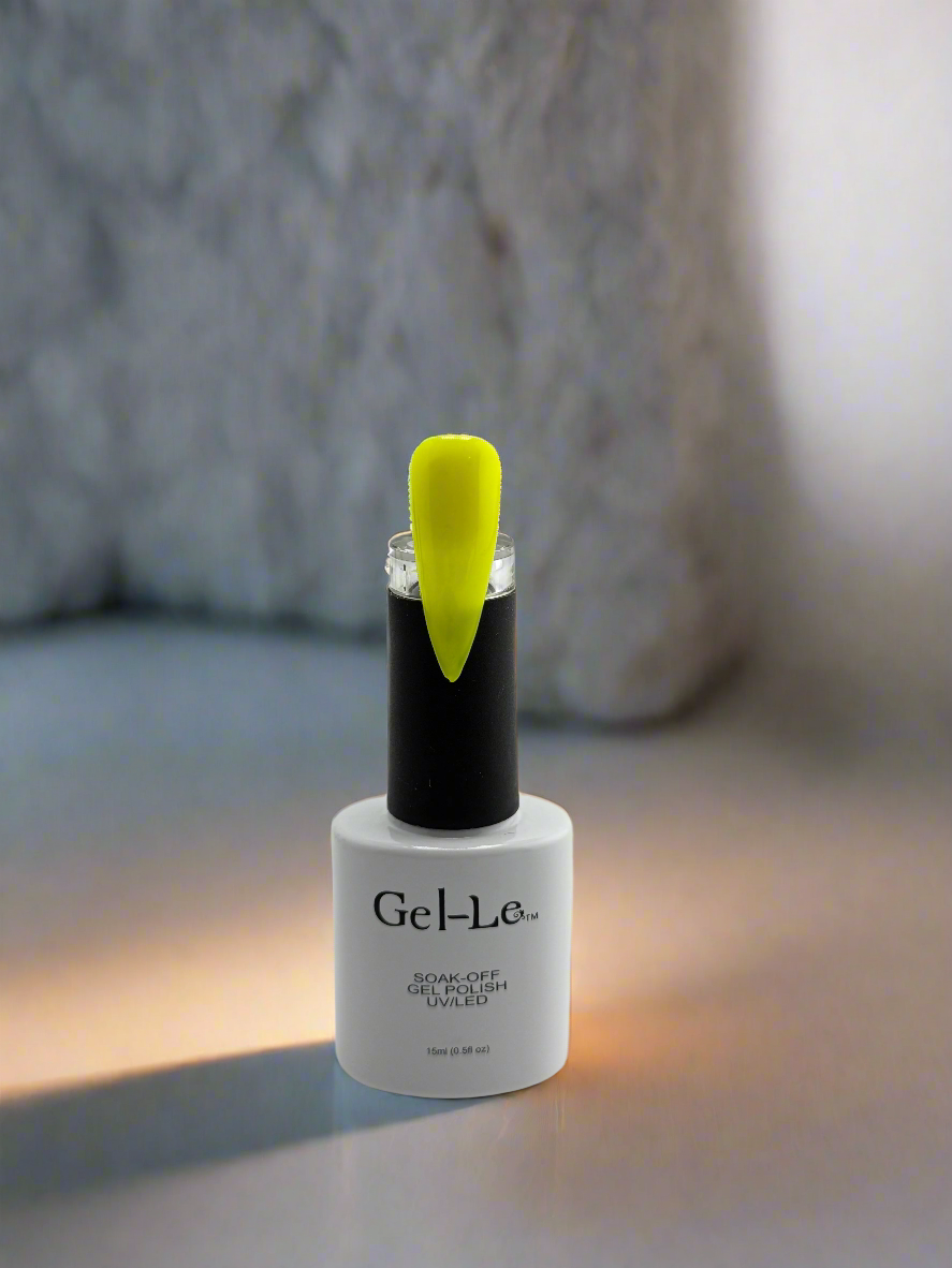 Gel-Le - Glow In The Dark Gel - GL02 Yellow Disco Queen Nails & Beauty Supplies