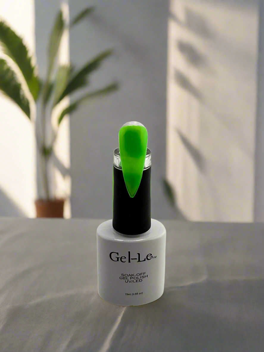 Gel-Le - Glow In The Dark Gel - GL04 Hyper Green Queen Nails & Beauty Supplies
