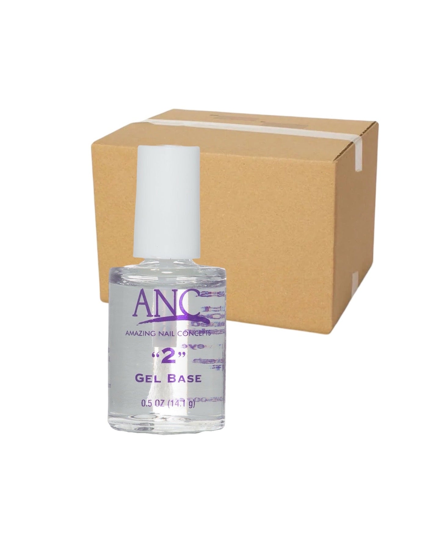 *Box 6pc ANC #2 Base -0.5oz Lunali Nail Supply