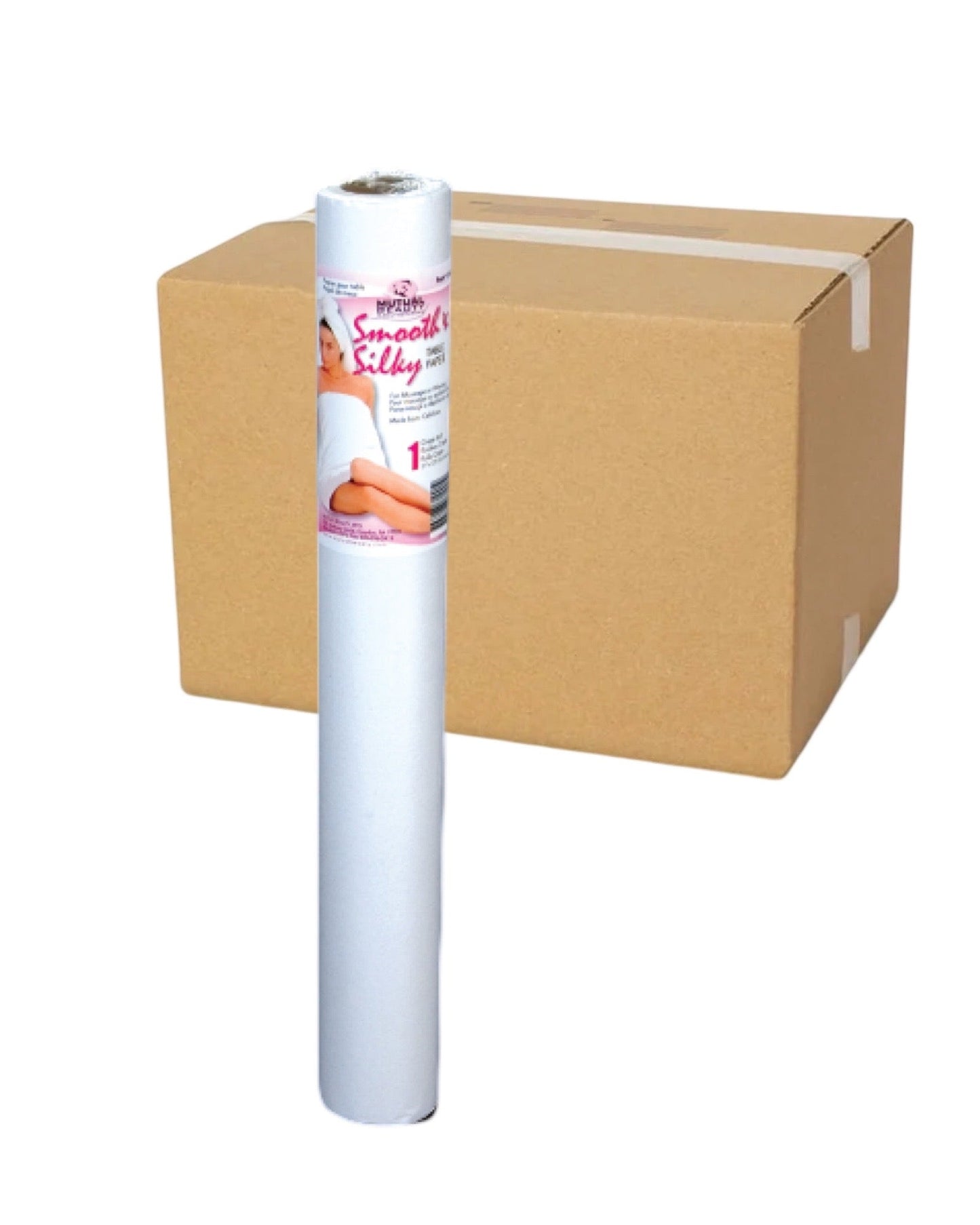 *Case/12pc Table Paper Roll - 21' x 125' Lunali Nail Supply