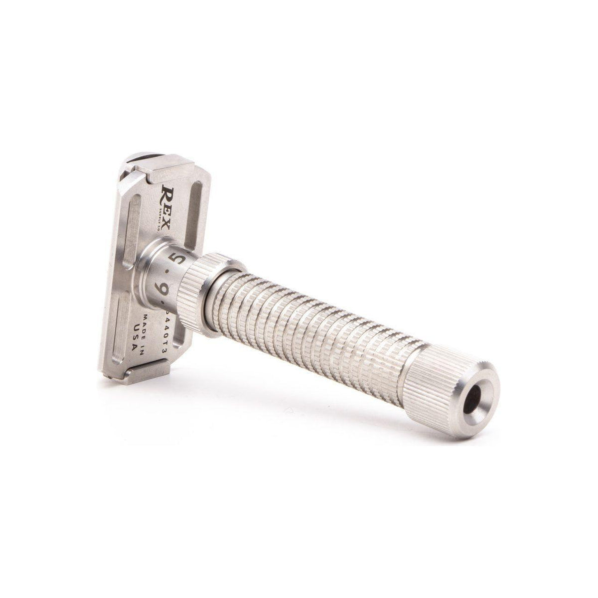 Rex Supply Co. Ambassador Polished Adjustable Stainless Steel DE Razor RSC-101P Pasteur Pharmacy