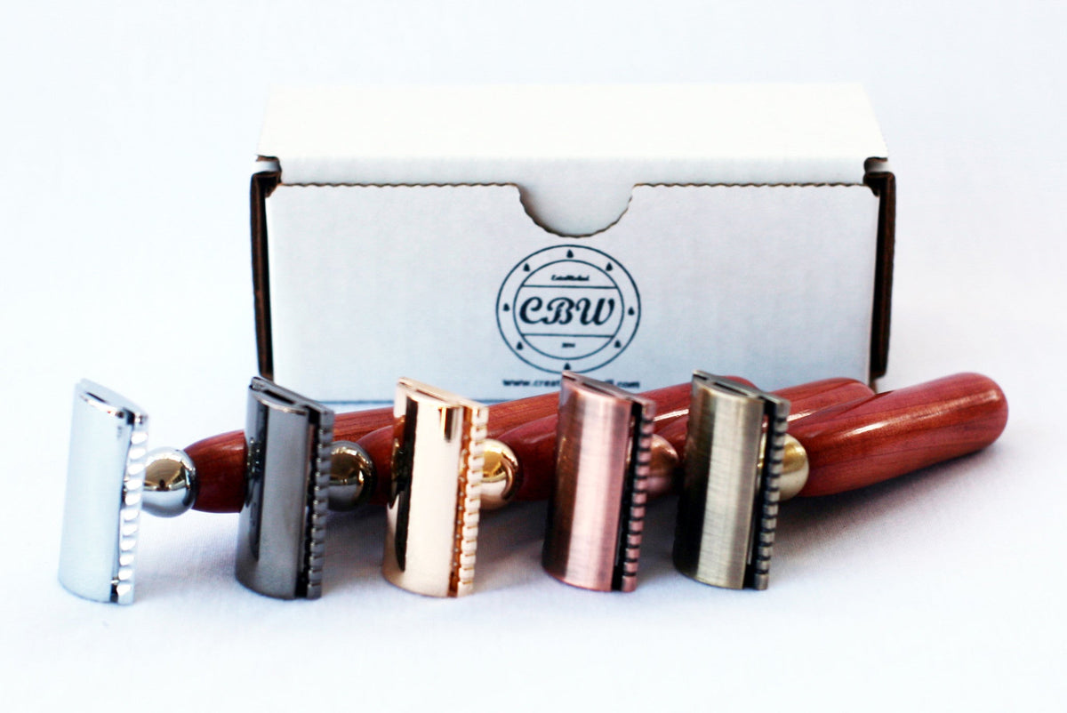 Red Cedar Wood Double Edge Razor CreationsByWill