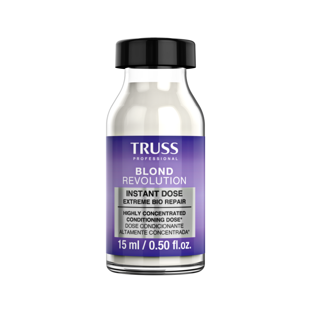 Truss Blond Revolution Instant Dose 60-Second Bond-Repair Treatment for Lightened Hair, 15 ml VIP Extensions