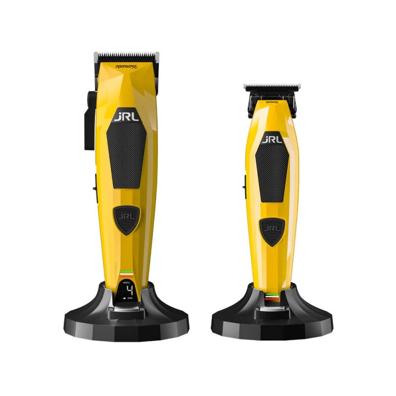 JRL DIAMANTE CLIPPER & TRIMMER KIT - YELLOW (#DI2025Y) N.O.S. Barber Supply