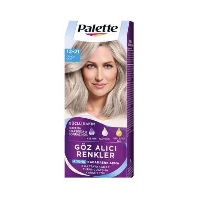 Palette Hair Color Silver Blonde 12.21 - 1oz | Intense Color Formula Beauty Care Bag