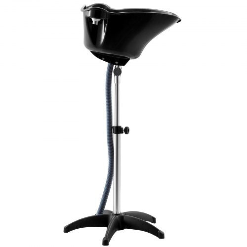 Portable Shampoo Bowl, Deep Shampoo Sink with Adjustable Height & Angle, Includes Drain Hose, Shower Head, Lightweight Hair Wash Basin for Barber Salon Spa Center & Home Use, Black The Shop On Spaulding