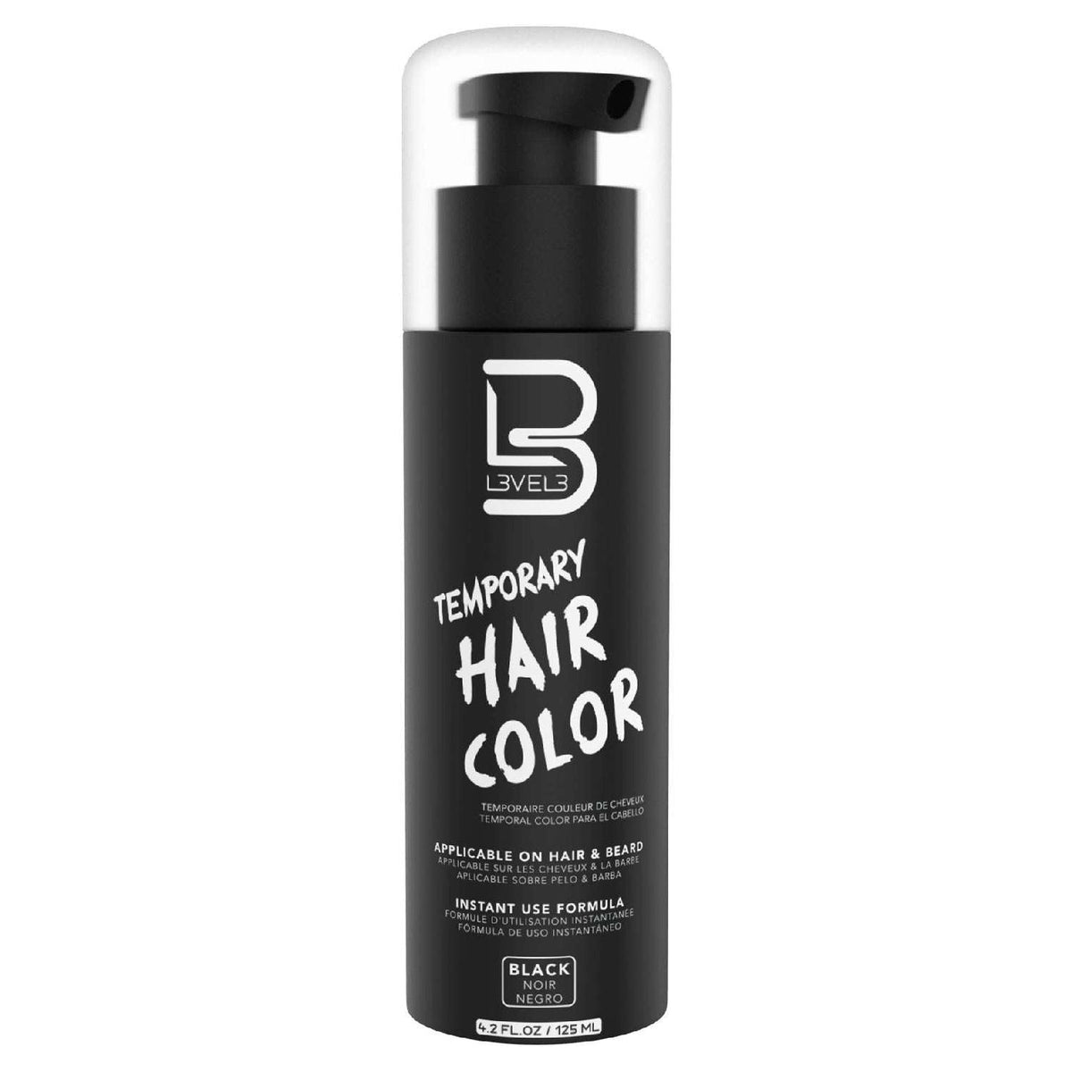 L3Vel3 Temporary Beard Color Black 4.2 Oz My Beauty Site Pro