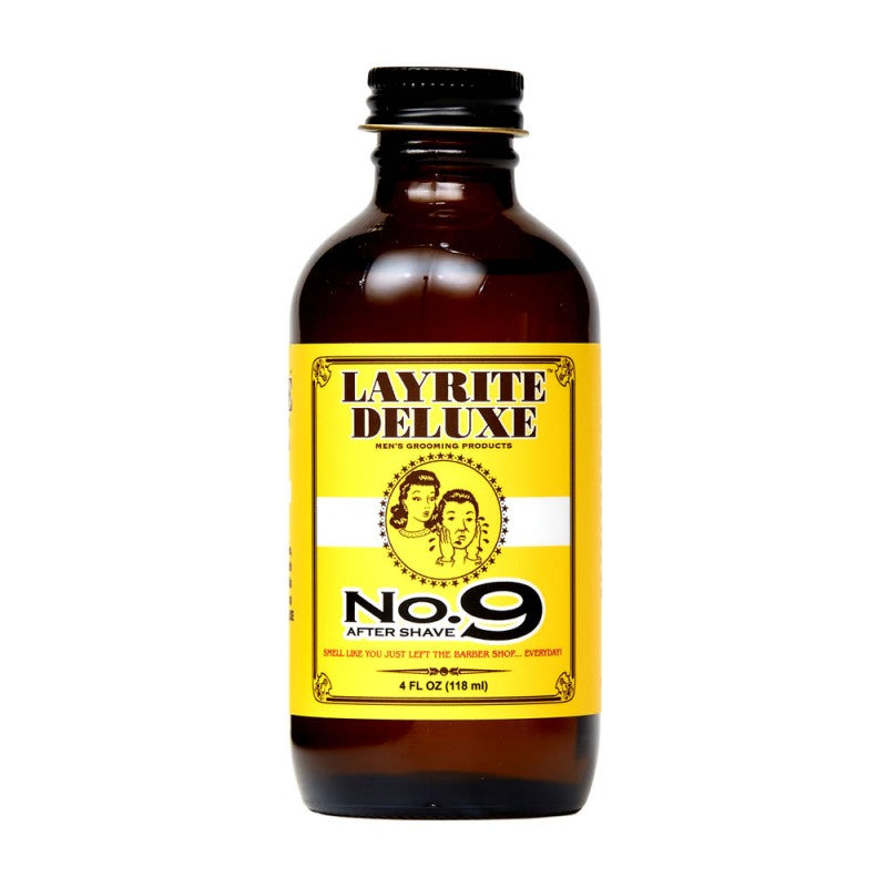 LAYRITE DELUXE #9 BAY RUM AFTERSHAVE 4OZ